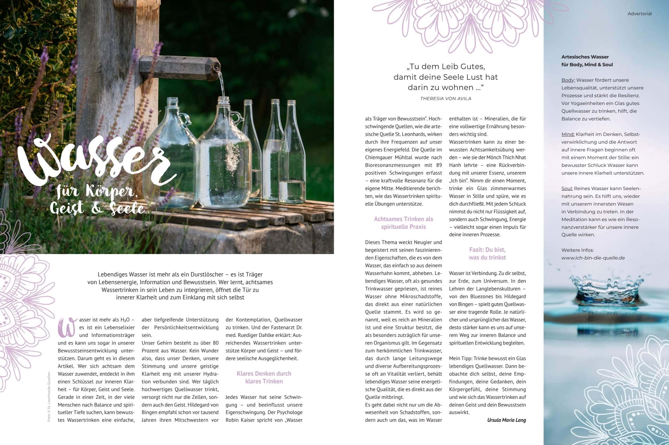 Bewusster Leben Magazin Artikel