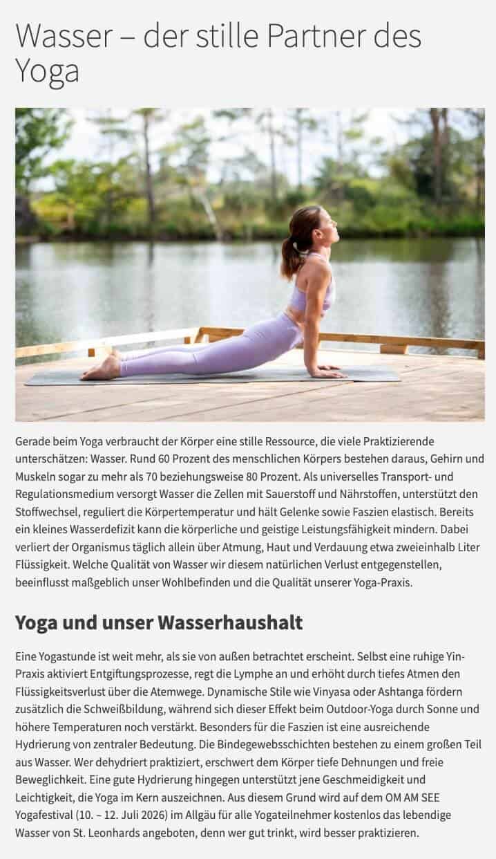 Bewusster Leben Magazin Artikel